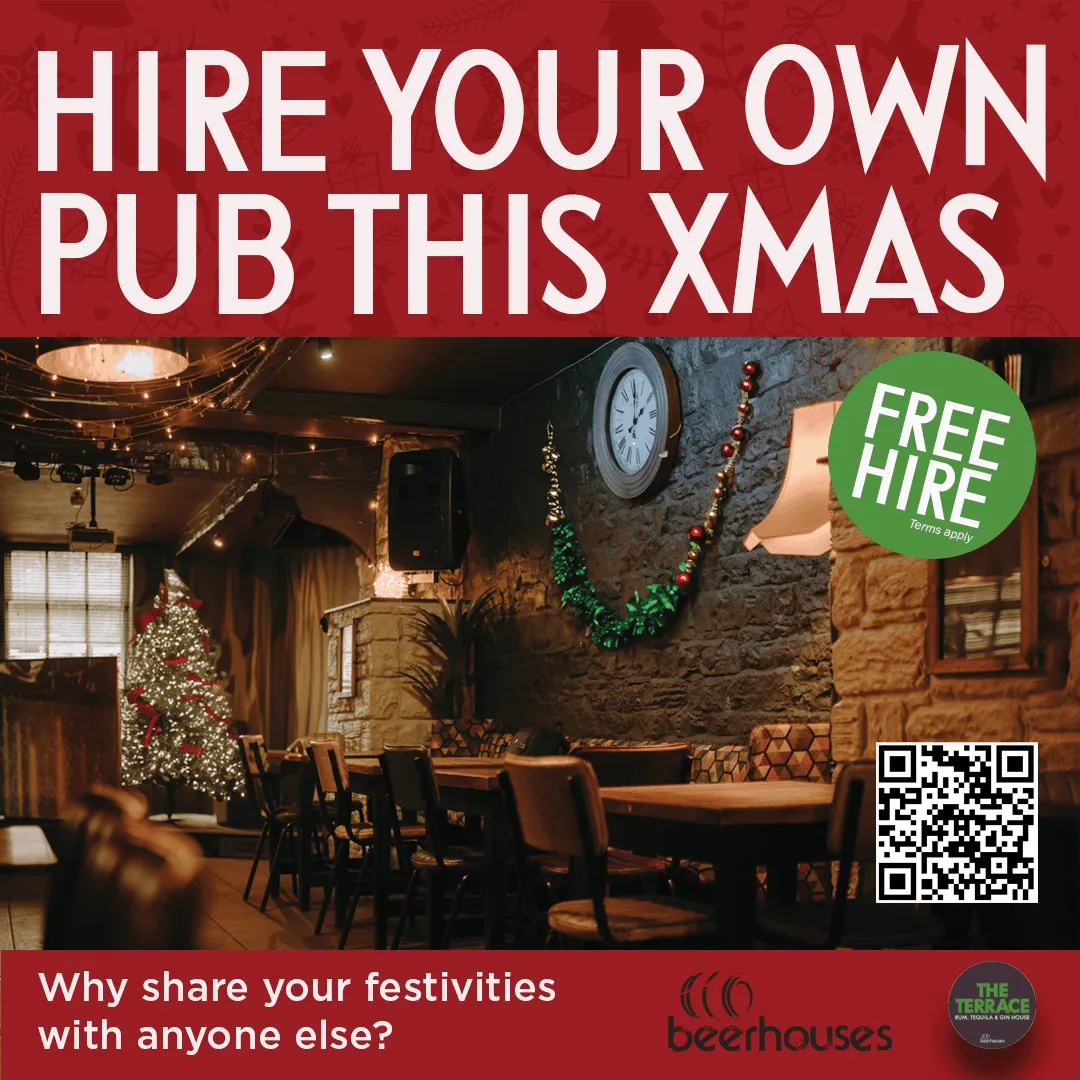 Tired of characterless function rooms? Why not hire your own pub this Christmas?
