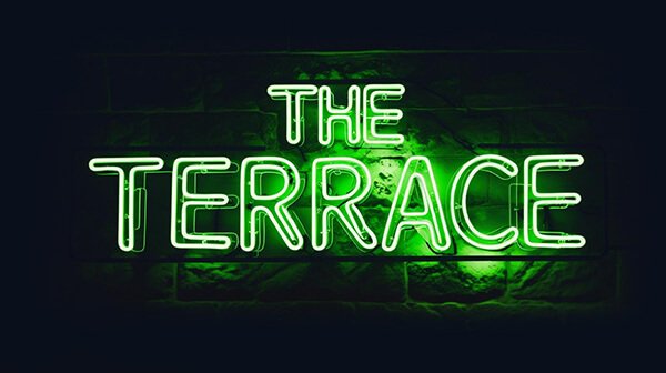 The Terrace, a neon sign The Terrace, a neon sign